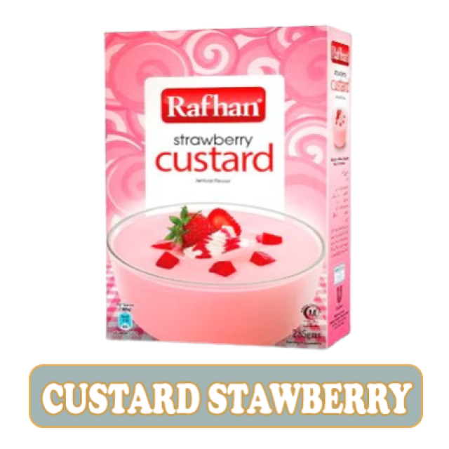 Rafhan Strawberry Custard 275gm