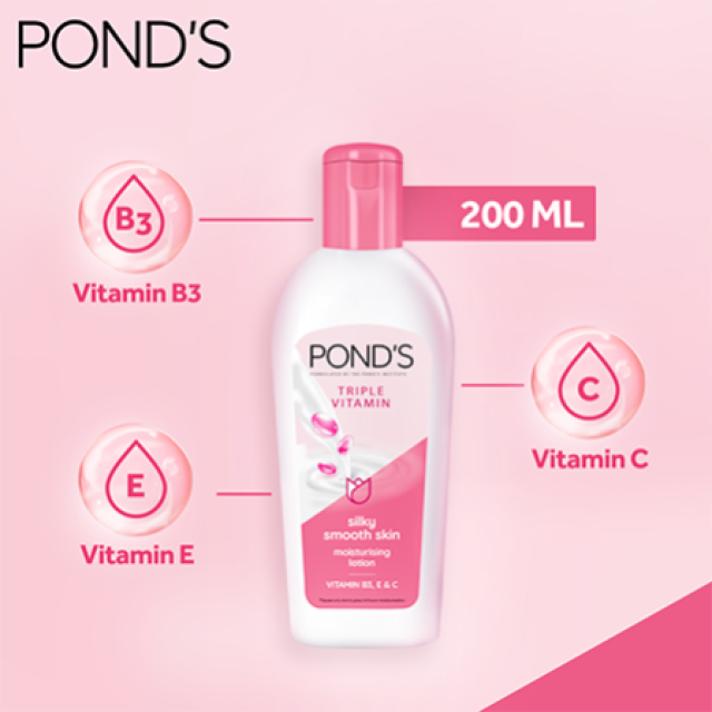POND'S Triple Vitamin Moisturizing Lotion 200ml