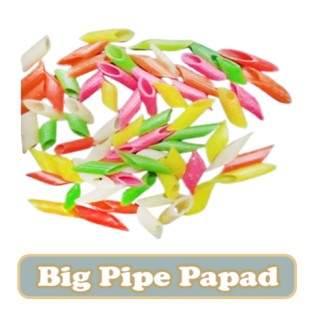 Big Pipe Papad 1Kg (Colour) 1kg