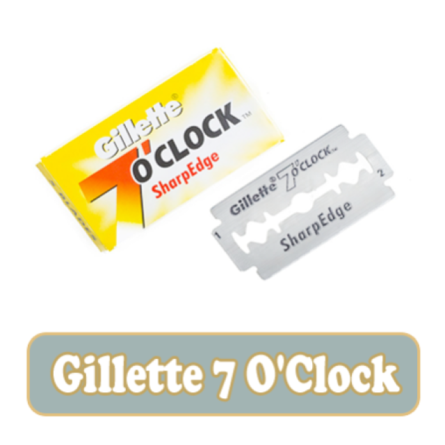 Gillette 7'O Clock Razor, 5 Blades