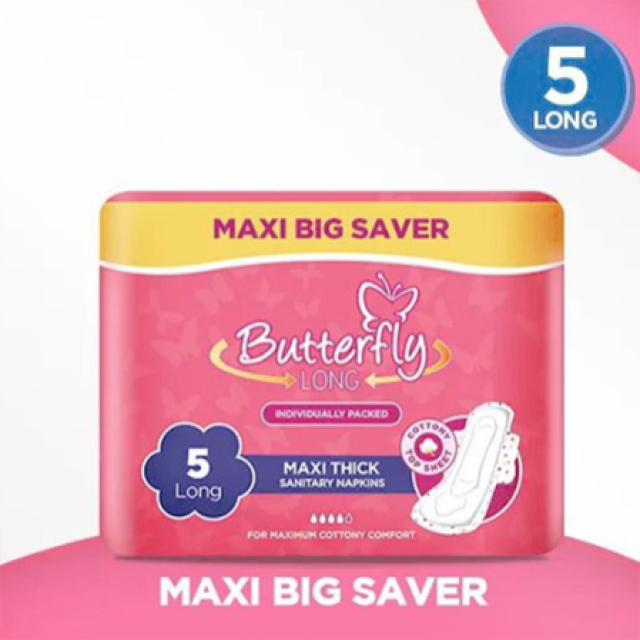 Butterfly-Long-Maxi-Thick-Sanitary-Napkins-Long-5-Pads